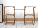 8-Tier Wooden Plant Stand Outdoor Indoor Garden Shelf V178-66770