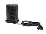 Tower Power with Protector Switch Multiple Ports Vertical Space Saving Electric Tower Power V1294-YM0901-3114240085711