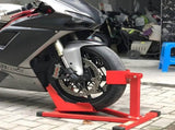 Heavy-Duty Motorcycle Motorbike Front Wheel Chock Lift Stand Vehicle Wheel Chock Clampsfor Trailer V985-MOTORCYCLEWHEELSTAND