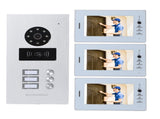 Video Doorbell System 1080P Night Vision Card Swiping 7 Inch Color Screen Wired Intercom Video V1294-YM0901-3114240047812