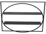 Eclipse Floating 2-Shelf Wall Hanging 60cm V637-78723SHL