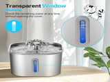 8 Set Replacement Filters & Sponges for 2.2L/74oz Stainless Steel Cat Water Pet Water V1192-AZ-W-24976