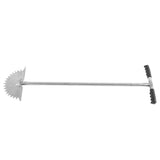 Manual Lawn Edger with Saw Tooth Blade Half Moon Edger Lawn Tool with T Grip Handle for Cleaning V1294-YM0706-3111230192511