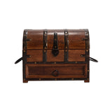 Handcrafted Treasure Chest Box w Drawer 30cm V637-59079CHS