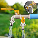 Outdoor Garden Faucet Freeze-Proof Yard Tap with Frost Protection Anti-Cracking Brass Water V1366-AZ2-W-11813