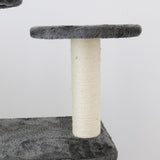 CATIO Chipboard Flannel Cat Scratching Tree - Abstract Deluxe 50x50x127cm V390-C200226