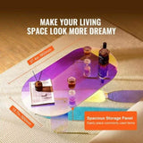 VEVOR Acrylic Coffee Iridescent Acrylic End 13.8 inch high Colorful Acrylic Side V952-YKLKFZTYXXCSDUW2OV0