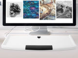 Under Desk Keyboard Tray Slide Out with Scratch Resistance and Space Saving Design V1192-AZ-W-21049