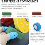 2 Set 6inch Buffing Polishing Wheels,for Bench Grinder,with Buffing Polishing Cutting Compounds,with V1366-AZ2-W-15740