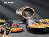Portable Desktop Extractor Hood, Low Noise Adjustable Height Range Hood for Indoor BBQ Hotpot Studio V1237-ZY-917-016