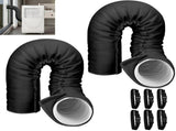 2Pack Portable AC Hose Insulation Sleeve, Portable Air Conditioners Insulated Hose Cover Wrap, Fit V1107-721-75749-BLK-2PACK