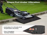 Driveway Curb Ramp, 3.175 Tons Load Capacity, 17.8 cm Rise Height Heavy Duty Curbside Bridge Ramp V952-SJDLYPD20207V3IGL001V0