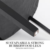 French Provincial Dining Chair Ring Studded Velvet Rubberwood Leg LISSE NAVY BLUE V274-FT-VFC-1141-NV1