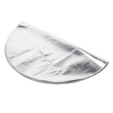 Round Fire Pit Mat Fireproof Outdoor terrace Barbecue Grill Deck Protection Pad SuppliesSilver Gray V1294-YM0721-3117210056611