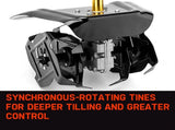 Baumr-AG Tiller Pole Attachment Rotary Hoe Cultivator Commercial Multi Extension V219-PLTATCBMRATIL