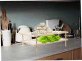 Set of 2 Stackable Wood Pasta Herb Drying Rack, Food Dryer Stand with Net for Drying Seeds, Herb, V1192-AZ-W-12085