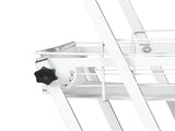 Levede 3 Tier Kitchen Trolley Cart Swivel White Colour KT0200-WH