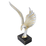 Resin Eagle Figurine Home Decor Abstract Eagle Wing Statue Sculpture Ornament Crafts Office Desk V1294-YM0901-3115240054611