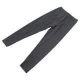 Mens Black Thermal Pants with Dual-Layer Insulated Fabric, Base Layer Bottom for Warmth and Cold V1370-AZ4-14560