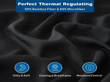 4 Piece Hotel Bamboo Cooling Sheet Set -Ultra Soft 2000TC Breathable Bed Sheets Set with 37 V1317-ZXW9-AUSK-4JT-HEI