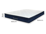 Dreamz 7 Zone Pocket Spring Mattress Medium Firm King MS1029-K-AU