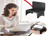 Portable Folding Table, Multifunctional Computer Desk, Easy Setup & Storage, Ideal for Bed Dorm V1192-AZ-W-24630