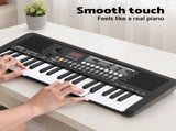 Alpha 37-Key Digital Piano Keyboard Electric Black EK-M37-T-BK