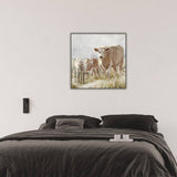 Cows In The Paddock Framed Canvas 80x80cm V637-E592466