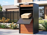 Gardeon Parcel Letterbox Drop Box Package Slot MailBox Walnut PDB-L-100-WD