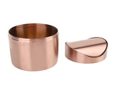 Mini Countertop Trash Can 304 Stainless Steel Small Table Top Garbage Bin with Swing Lid for Office V1294-YM0901-3117240308011
