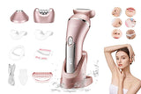 3 in 1 Epilator Electric Razors Kit Electric Shaver for for Women Hair Remover for Face Chin Arm Leg V1263-JX-6635