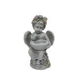 Angel Garden Birdfeeder w Solar Lights 48cm V637-49463BRD