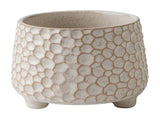 Pinecone Shaped Ceramic Storage Jar with Three Legs - Unique Kitchen Organizer for Utensils Spices V1366-AZ2-W-12990