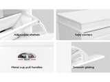 Artiss 2x Shoe Cabinet Storage Organiser 3 Flip Drawer White FURNI-P-SHOE-3D-WHX2