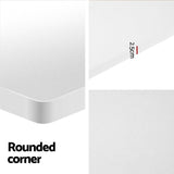 Artiss Standing Desk Motorised Dual Motor 140CM White HASD-268-WHDF-WHDB-140