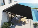 5.5m x 3.0m Retractable Folding Arm Awning Heavy Duty Full Cassette Motorised V63-842621