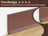 Flexible Wall Base Baseboard Molding Trim, 4 Inch Self-Adhesive Vinyl, Peel and V1259-DP01-A-2223