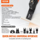 VEVOR 30PCS Multi Tool Blades Kits, Universal Quick Release Oscillating Saw Blades, 8 Types Wood V952-BDGJDPTZ33PCSGK9LV0