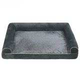 XXL Size PawfectFriend Orthopedic Dog Bed 3-Side Comfort Bolster Padded Calming Mattress Bed with V571-644161314530