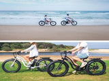 VALK Electric Fat Tyre Cruiser Bike, Step-Through eBike with Throttle, Tektro Hydraulic Brakes, V219-BIKFATVAF5KA