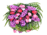 Artificial Flower with Lilacs Hyacinths Hydrangeas Spring Summer Floral Greenery V1294-YM0523-220323DY02-10