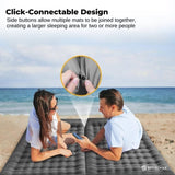 Social Hike Step-Inflating Camping Mattress Lightweight Waterproof Sleeping Grey V238-SUPDZ-41325159252048