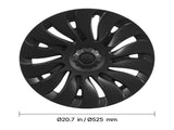Hubcaps Wheel Covers for 2021-2024 Tesla Model Y, 19 Inch Set of 4 Wheel Rim Cover Hubcaps OEM Style V952-ZYLGGYGH4JTTN7Z35001V0