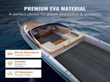 Boat Flooring, EVA Foam Boat Decking 94.5" x 23.6", Non-Slip Self-Adhesive Flooring, 15.5 sq.ft V952-CBZZFHPMDDSHB8RTKV0