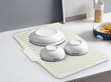 40x33 Inch Extra Large Kitchen Countertop Draining Silicone Tray - No Punching, Waterproof Drying V1189-LWWAL-20260401-05349