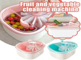 Fruit Cleaner Spinner - Fruit Washer Spinner Bowl with Lid, Large Capacity Fruit Washer Spinner with V1259-DP01-A-3024