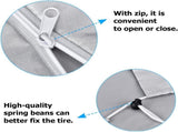 Tire Storage Cover, Universal Tire Cover for 4 Tires, Car Spare Tire Tire Storage Bag Case V1237-ZY-203-1489