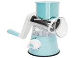 Vegetable Grater Cutter HandCranking Rotation Vegetable Cutting Tool Kitchen Supplies Blue V1294-YM0901-3113210028911