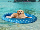 Dog Swimming Pool Floating Boat Pet Toy Inflatable Pet Floating Raft for Outdoor Water Games V1294-YM0717-10014068