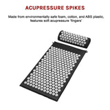 Massage Acupressure Yoga Mat With Pillow Sit Mats Cut Pain Stress Soreness V63-823891